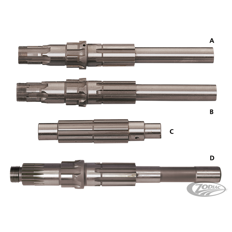 PIGNONS DE BOITE POUR LES SPORTSTER A 4 VITESSES PAR ANDREWS