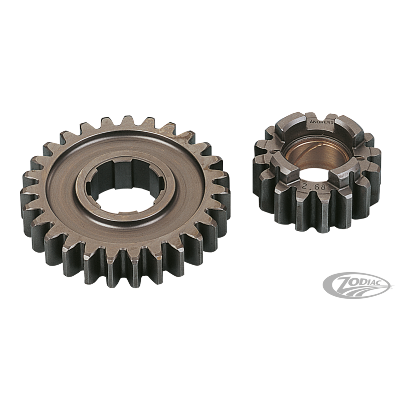 PIGNONS DE BOITE POUR LES SPORTSTER A 4 VITESSES PAR ANDREWS