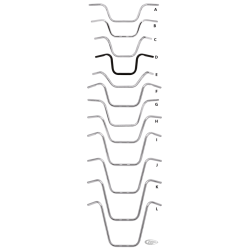 GUIDONS APEHANGERS ZODIAC DE UN POUCE DE DIAMETRE