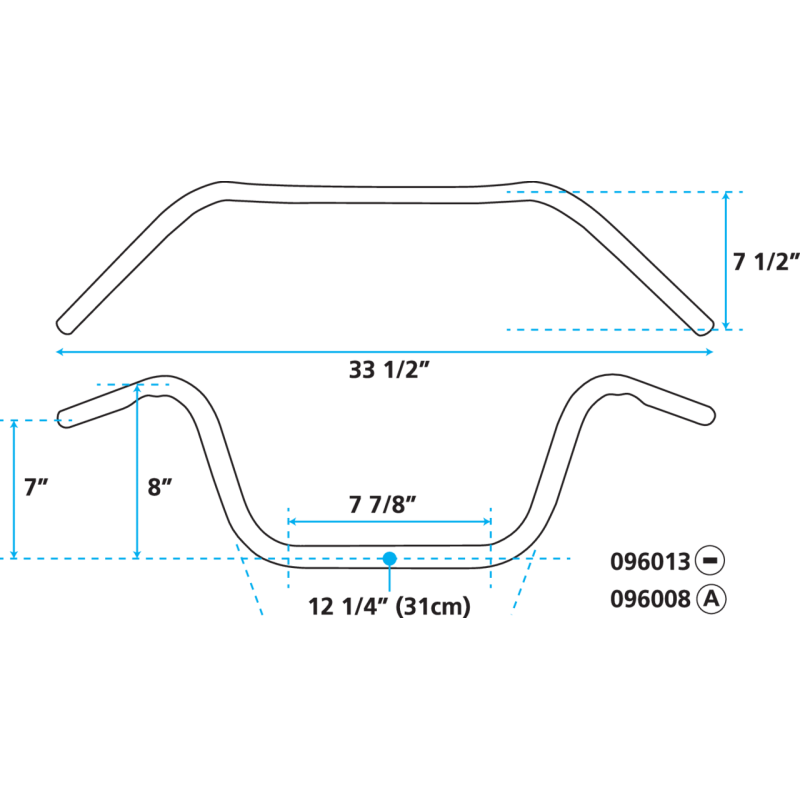 GUIDONS APEHANGERS ZODIAC DE UN POUCE DE DIAMETRE