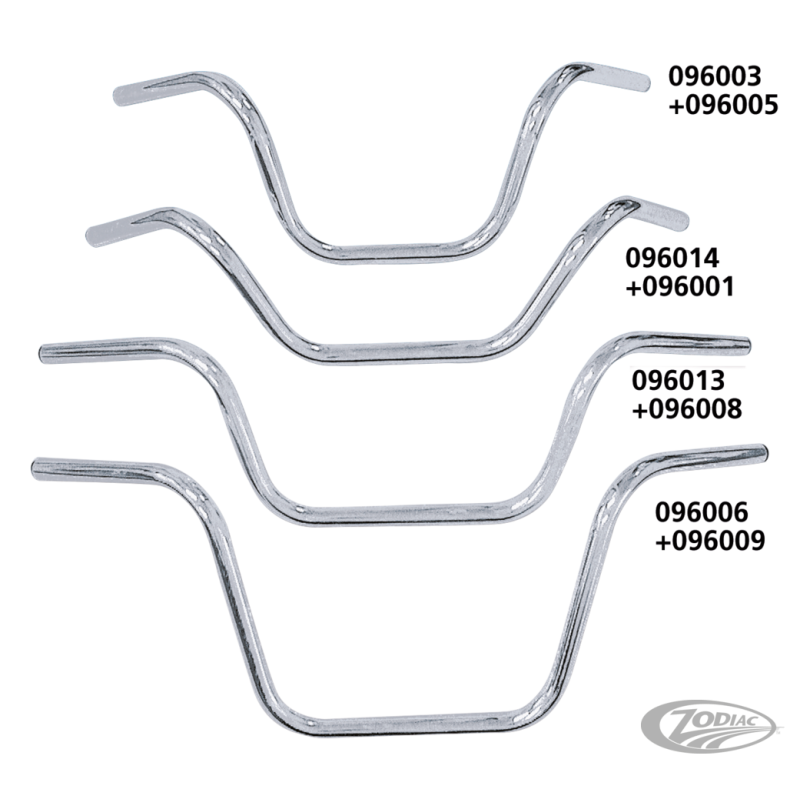 GUIDONS APEHANGERS ZODIAC DE UN POUCE DE DIAMETRE