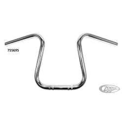 GUIDONS WESTLAND CUSTOMS UN POUCE DE DIAMETRE BOBBER APE HANGERS