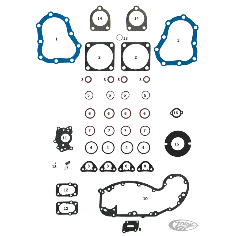 JOINTS ET SPYS POUR MODELES 74CI ET 80CI FLATHEADS