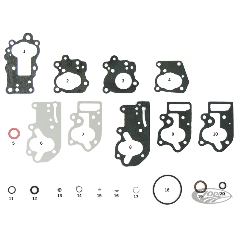 JOINTS ET POCHETTES DE JOINTS POUR KNUCKLEHEAD