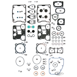 JOINTS MOTEUR, SPYS ET O-RINGS POUR TWIN CAM