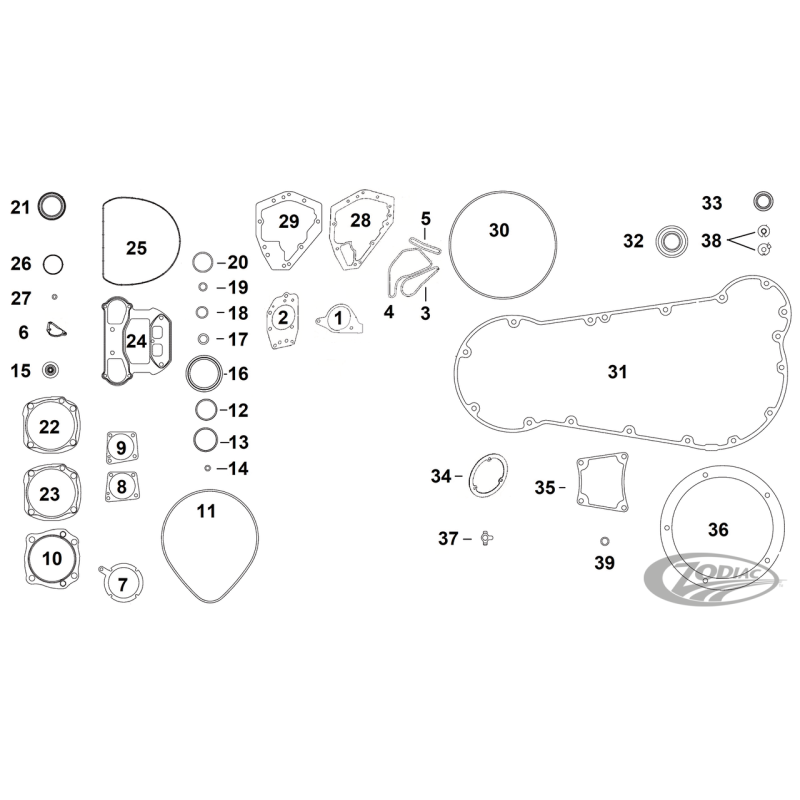 JOINTS, JOINTS, JOINTS TORIQUES ET KITS POUR INDIAN AVEC MOTEURS POWERPLUS