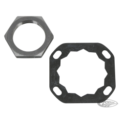 ECROU DE POULIE ET RONDELLE FREIN POUR BOITE 6