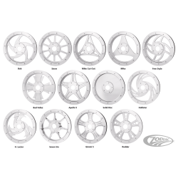 POULIES RICK'S EN ALUMINIUM USINE ET POLI