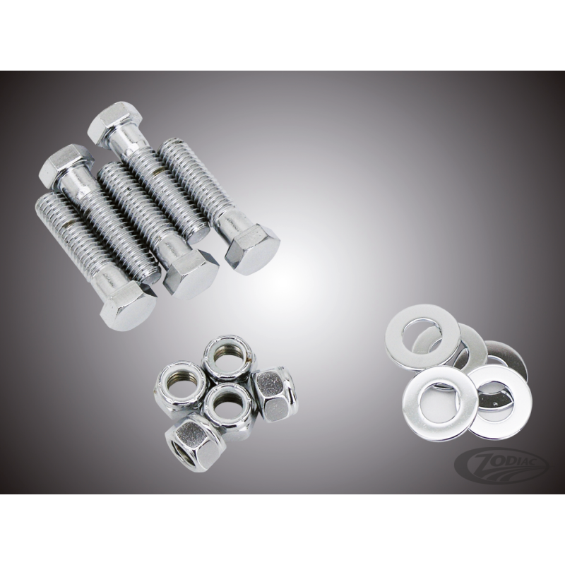 KITS VISSERIE CHROMEE POUR COURONNE ET POULIE