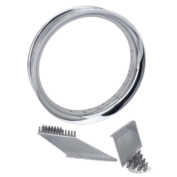 JANTES ARRIÈRE PROFILÉE EN ALUMINIUM CHROMÉ