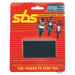 CALE DE PLAQUETTES DE FREINS ANTI-VIBRATION SBS