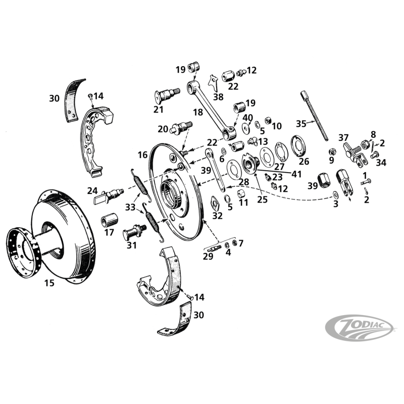 FREIN AVANT DES MODELES 45CI