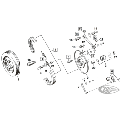 FREIN AVANT DES MODELES 45CI