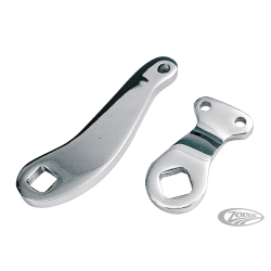 LEVIERS ARRIERE DE FREIN ET D'ARBRE DE FREIN CHROMES