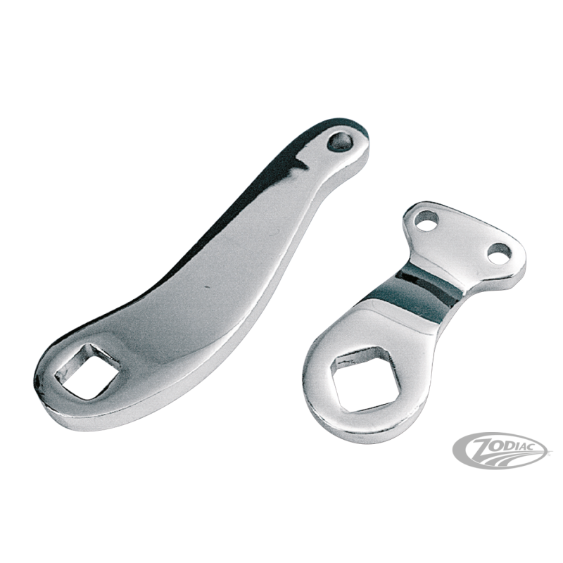 LEVIERS ARRIERE DE FREIN ET D'ARBRE DE FREIN CHROMES