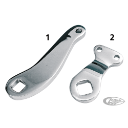 LEVIERS ARRIERE DE FREIN ET D'ARBRE DE FREIN CHROMES