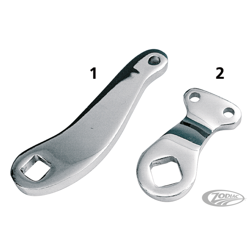 LEVIERS ARRIERE DE FREIN ET D'ARBRE DE FREIN CHROMES