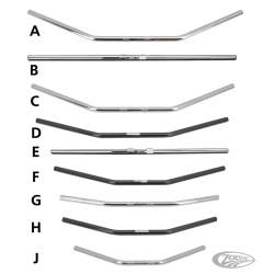 DRAG BARS FEHLING DE UN POUCE DIAMETRE