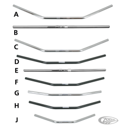 DRAG BARS FEHLING DE UN POUCE DIAMETRE