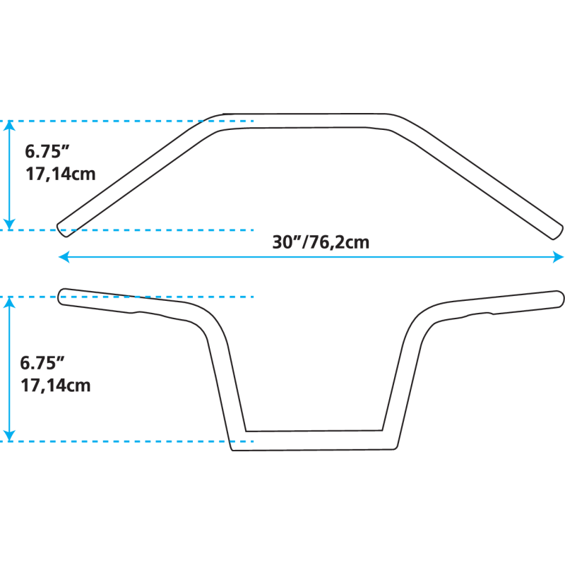UN POUCE DIAMETRE CRUISER ZODIAC CUSTOM PRODUCTS