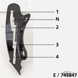 LEVIER DE VITESSE A MAIN ET GUIDE