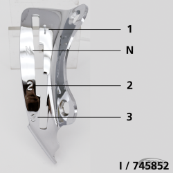 LEVIER DE VITESSE A MAIN ET GUIDE