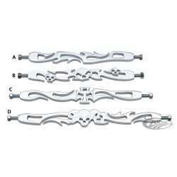 TIGES DE SELECTEUR USINEES ET CHROMEES CUSTOM