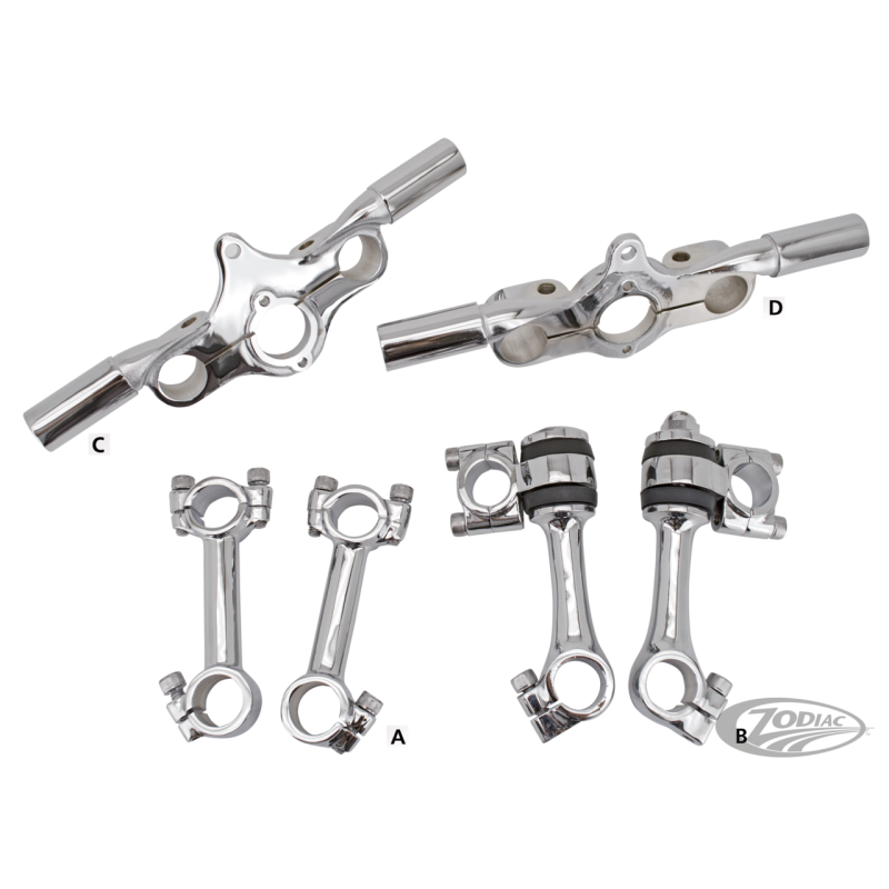 TES SUPERIEURS & RISERS DOG BONE POUR ANCIENNES FOURCHES SPRINGER