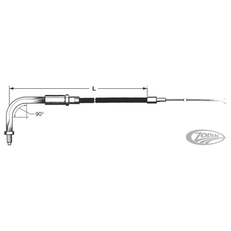 CABLES DE TIRAGE 1971-1980 BIG TWIN & 1970-1980 SPORTSTER
