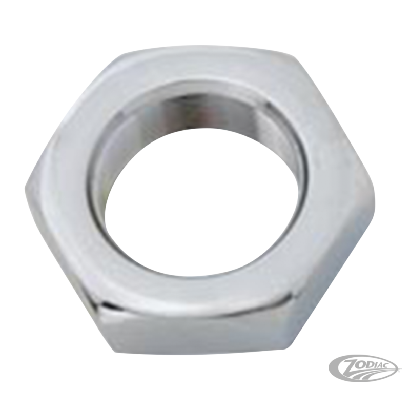 ECROU D'AXE DE FOURCHE CHROME
