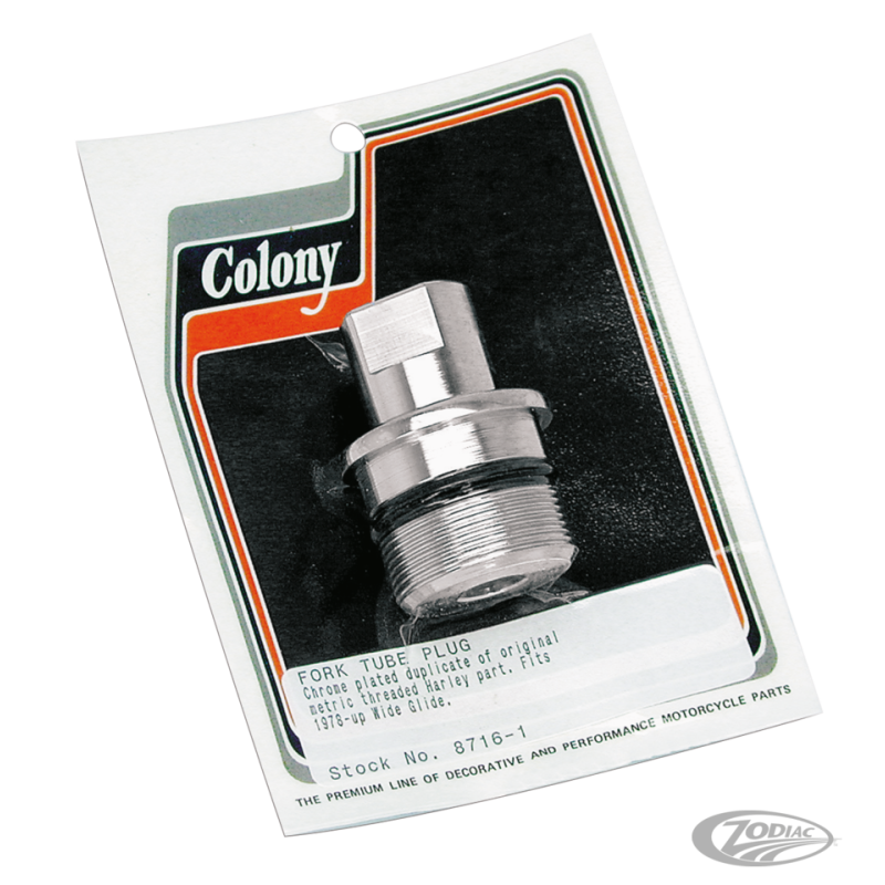 BOUCHONS DE TUBE DE FOURCHE WIDE GLIDE