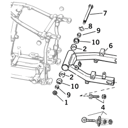 BRAS OSCILLANT POUR ANCIEN BIG TWIN