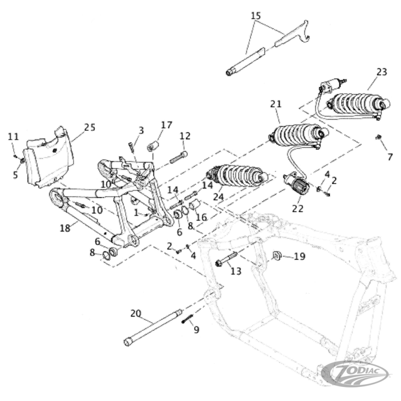 ROTULES DE BRAS OSCILLANT