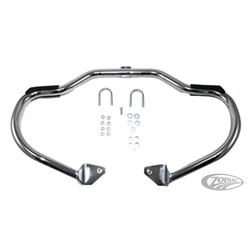 PARE-CYLINDRE AVEC REPOSE-PIEDS CAOUTCHOUC