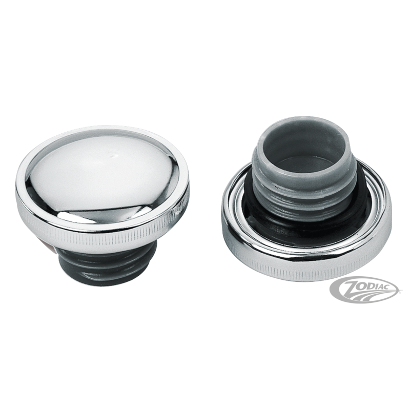 BOUCHONS VISSES EN ACIER CHROME OU NOIR