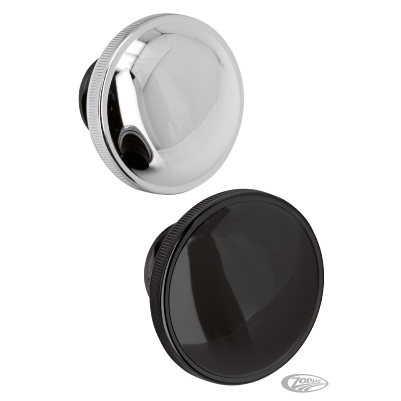 BOUCHONS VISSES EN ACIER CHROME OU NOIR