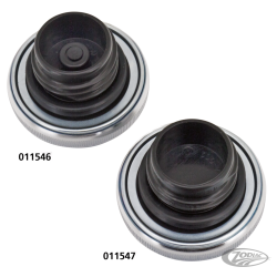 BOUCHONS VISSES EN ACIER CHROME OU NOIR