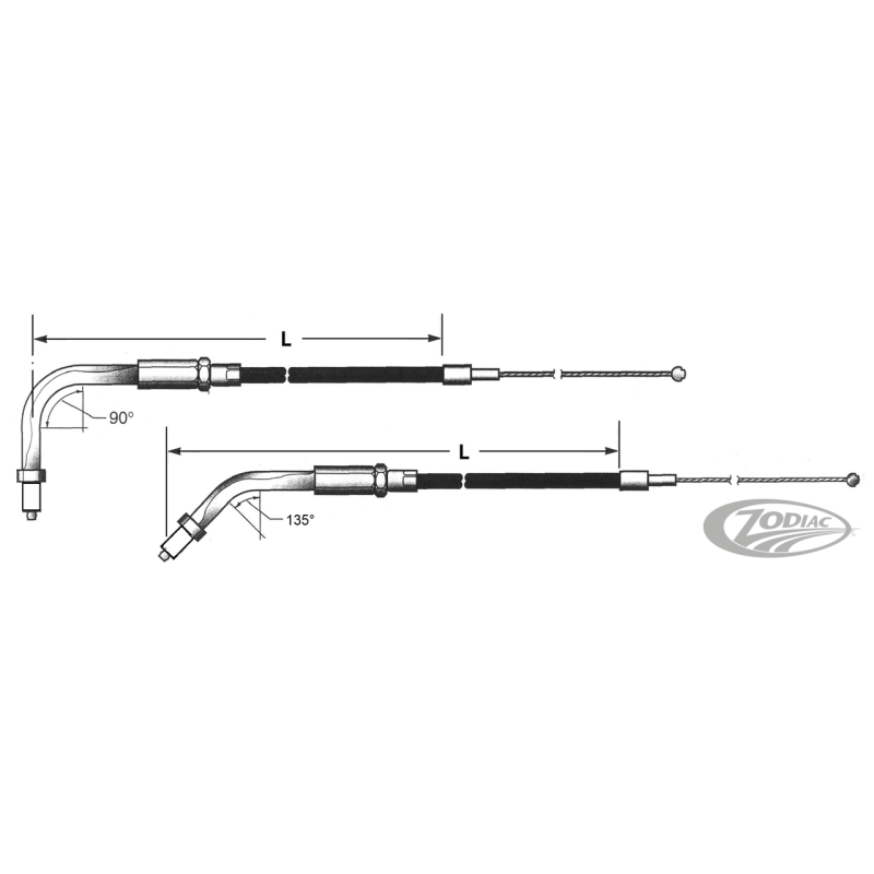 CABLE DE TIRAGE ET DE RETOUR 2002-2003 SCREAMIN' EAGLE ROAD KING