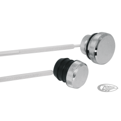 BOUCHONS DE BAC A HUILE CHROMES AVEC JAUGE