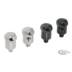 ADAPTEUR DE MANOMETRE D'HUILE EN ALUMINIUM POUR MODELES BIG TWIN RECENT