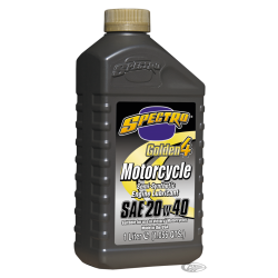 HUILE SEMI-SYNTHETIQUE GOLDEN SAE 20W40 DE SPECTRO POUR INDIAN ET VICTORY