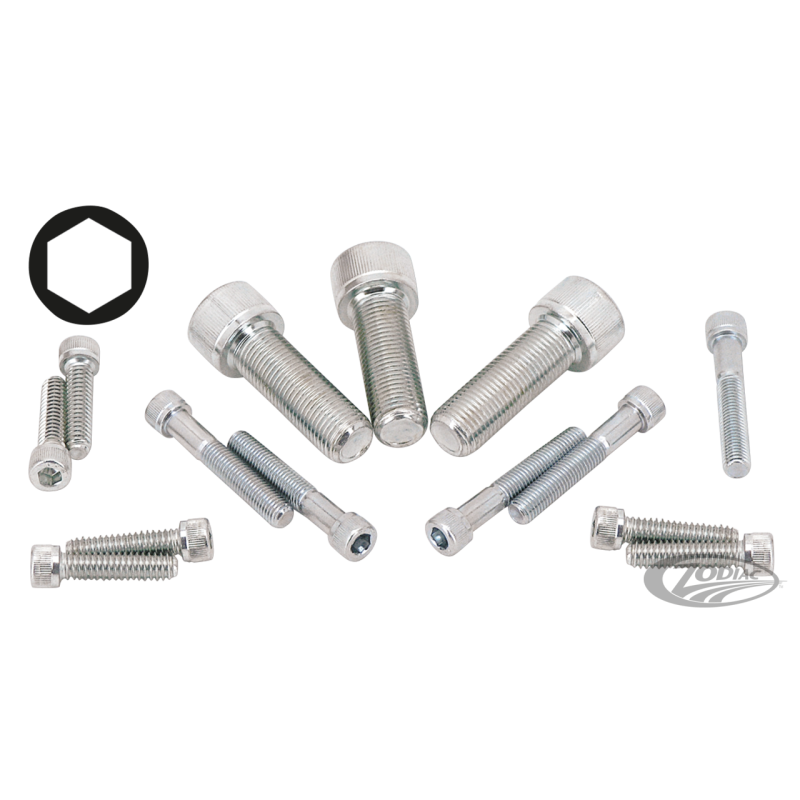 ASSORTIMENT DE VIS ALLEN CHROMEE