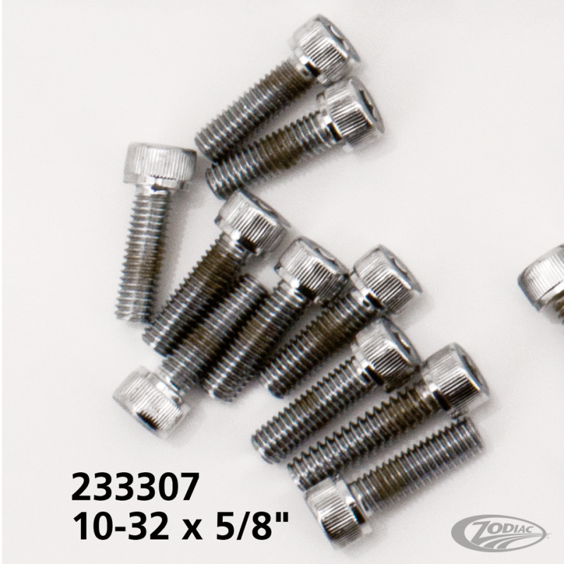 ASSORTIMENT DE VIS ALLEN CHROMEE