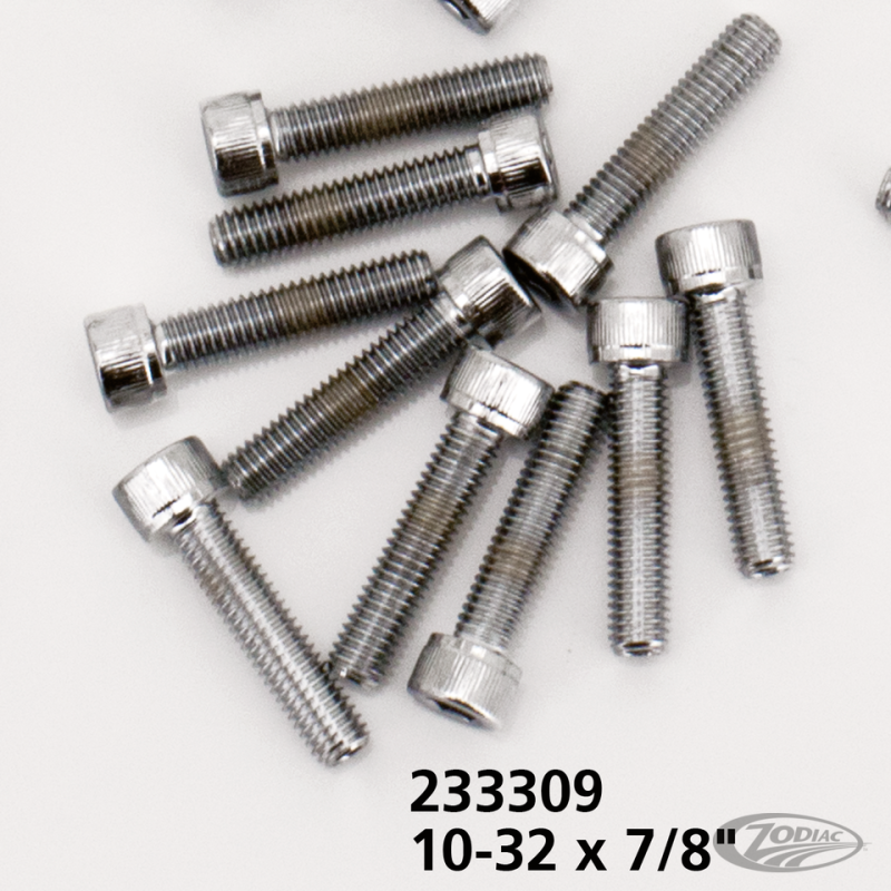 ASSORTIMENT DE VIS ALLEN CHROMEE