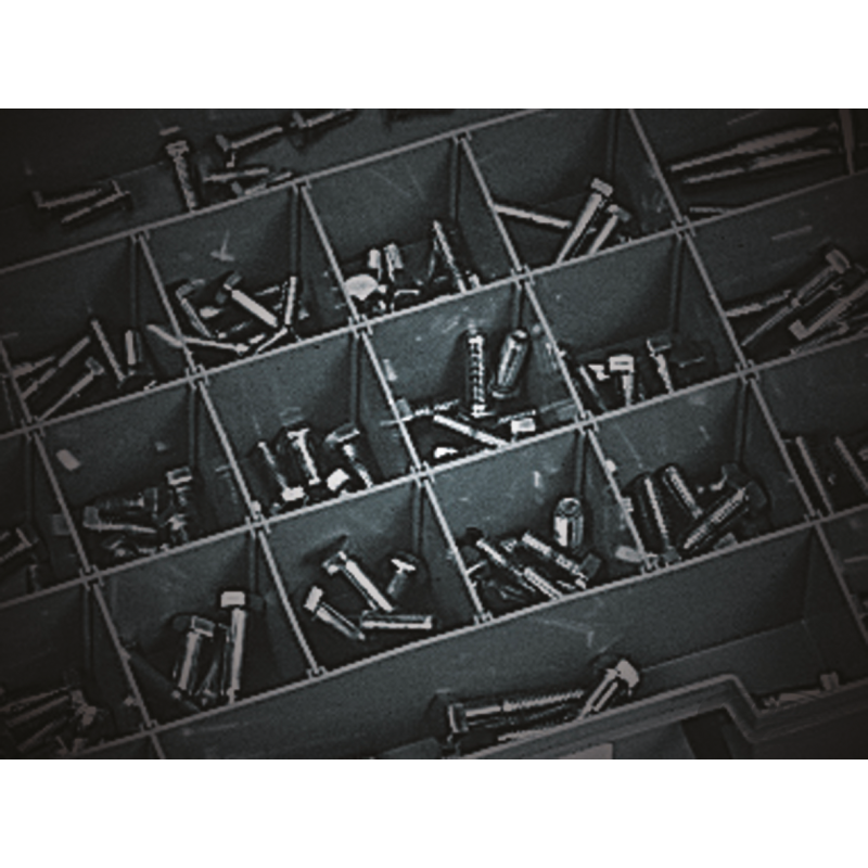 ASSORTIMENT DE VIS A TÊTE HEXAGONALE CHROMEES