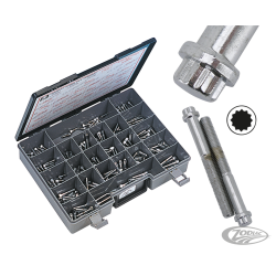 BOITE D'ASSORTISEMENT DE BOULONS A 12 POINTS CHROMES