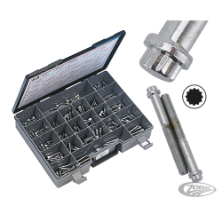 BOITE D'ASSORTISEMENT DE BOULONS A 12 POINTS CHROMES