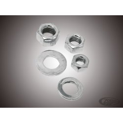 ASSORTIMENT D'ECROUS ET DE RONDELLES CHROMES