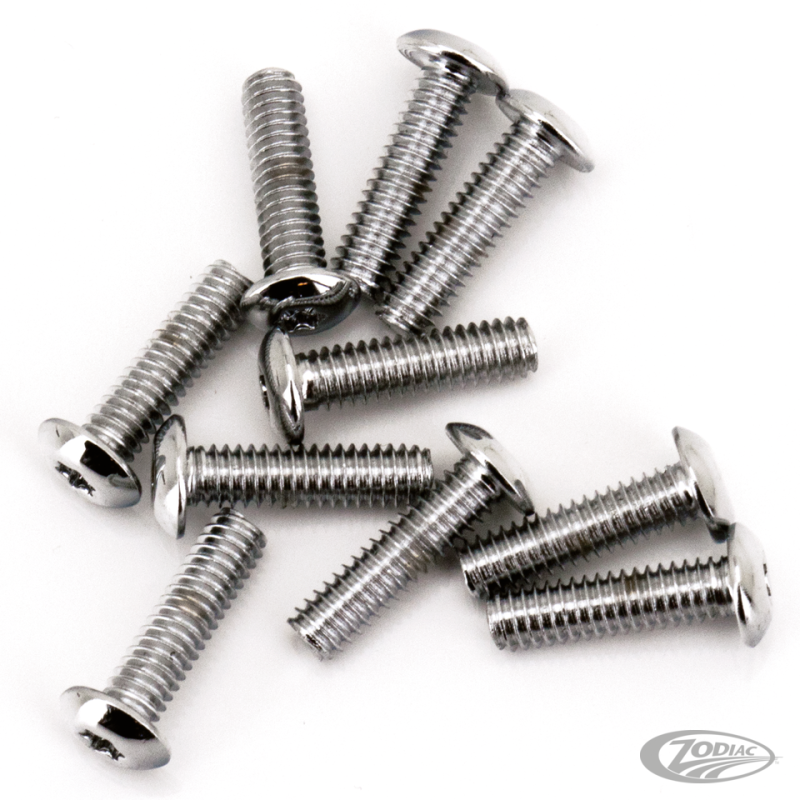ASSORTIMENT DE VIS TORX TETE BOUTON CHROMEES