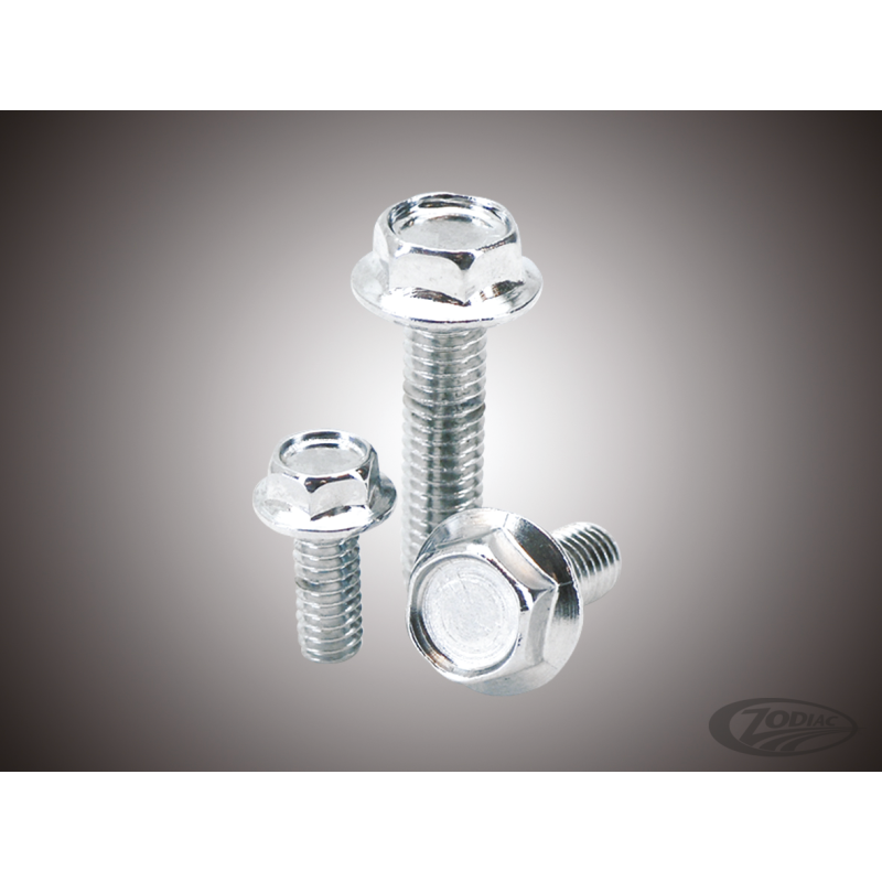 ECROUS CHROME HEXAGONAUX AVEC EMBASE FREINEE